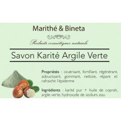 Savon Karite Argile Verte